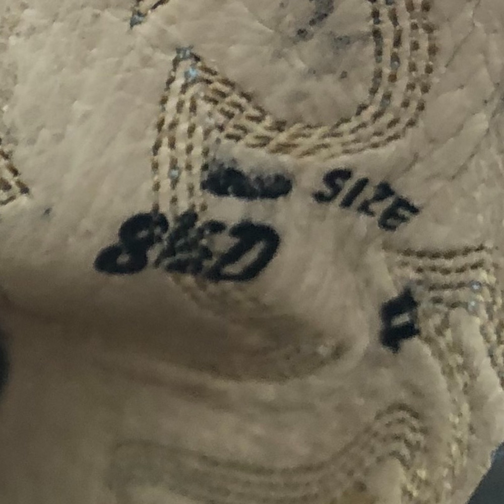 Tony Lama Grey Leather Cowboy Boots - Picture 5 of 8